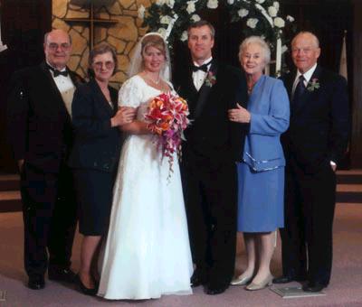 Kirk and Donna and their parents