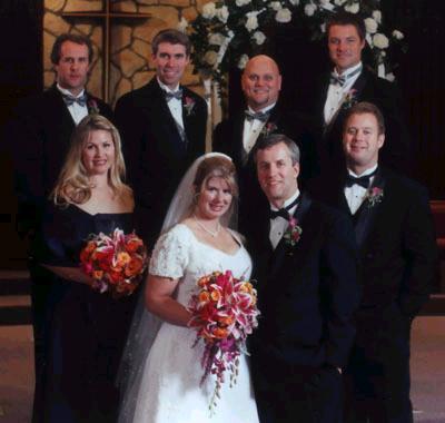 Kirk and Donna with the attendants and ushers